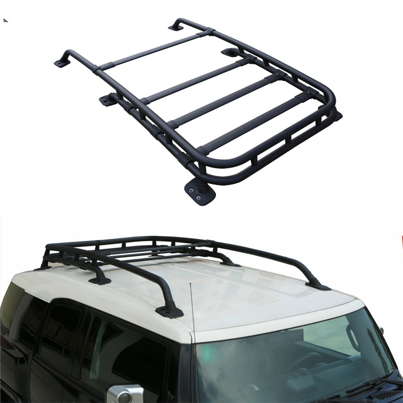 OEM Style Car Roof Rack Basket With Top Roof Spoiler For Toyota Land Cruiser FJ Cruiser 4x4 (1)